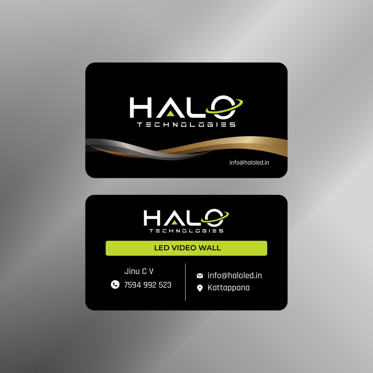 Halo Technologies business card